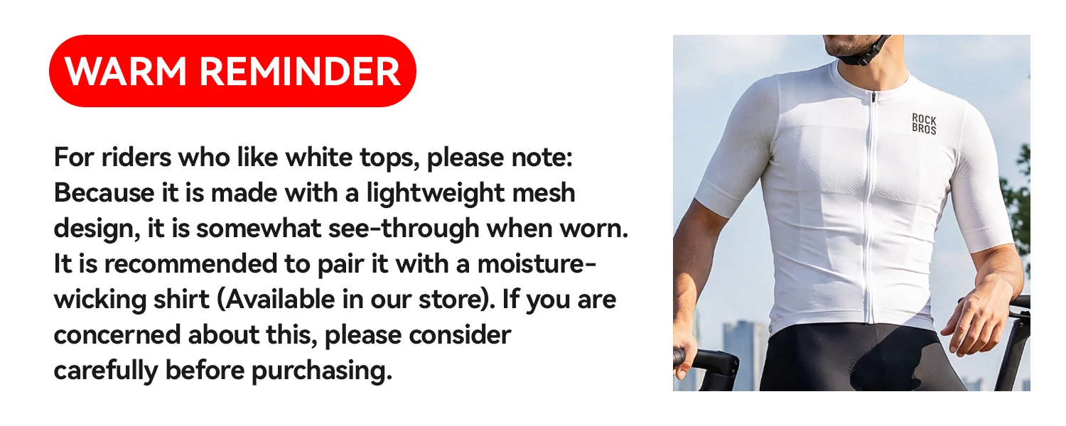 ROCKBROS Herren Fahrradtrikot Atmungsaktives Slim-Fit Kurzarmtrikot Feuchtigkeitsableitend Schnelltrocknend Sportbekleidung Outdoor-Kleidung – Detail 11
