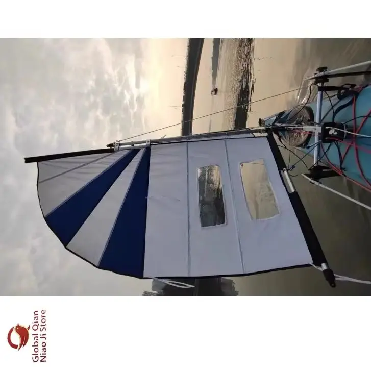 Universal All-Wind Kayak Sail Power Sail for Kayaks And Canoes Portable Foldable Works for Crosswind And Headwind