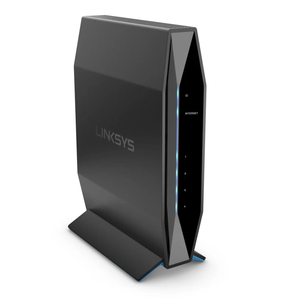 

Linksys E8450 AX3200 WiFi 6 router 3.2Gbps Dual-Band 802.11AX, Covers up to 2500 sq. ft, handles 25+ Devices,Doubles bandwidth