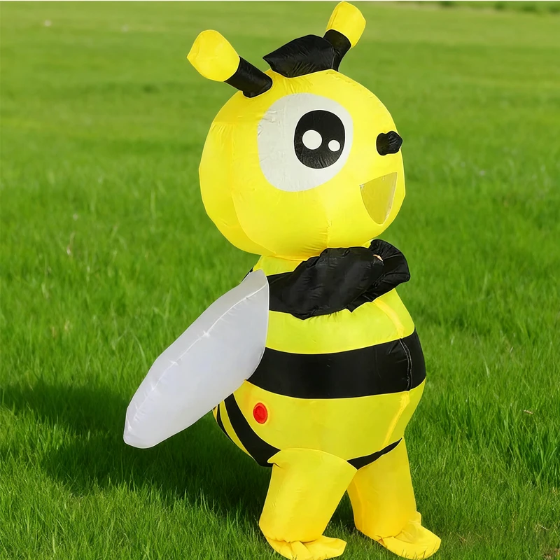 

Cute Little Bee Inflatable Costume Adult Cosplay Bee Inflatable Suit Halloween Christmas Animal Themed Party Dress Up Costume