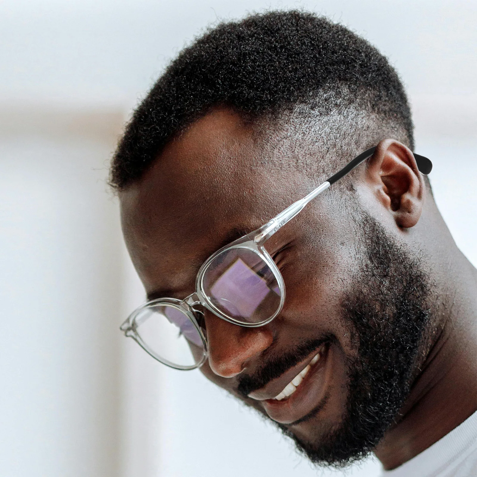 

5Pairs Silicone Eyeglass Ear Grips Anti-Slip Temple Tips Comfortable Glasses Ear Pads Soft Covers Eyewear Leg Sleeves Glasses