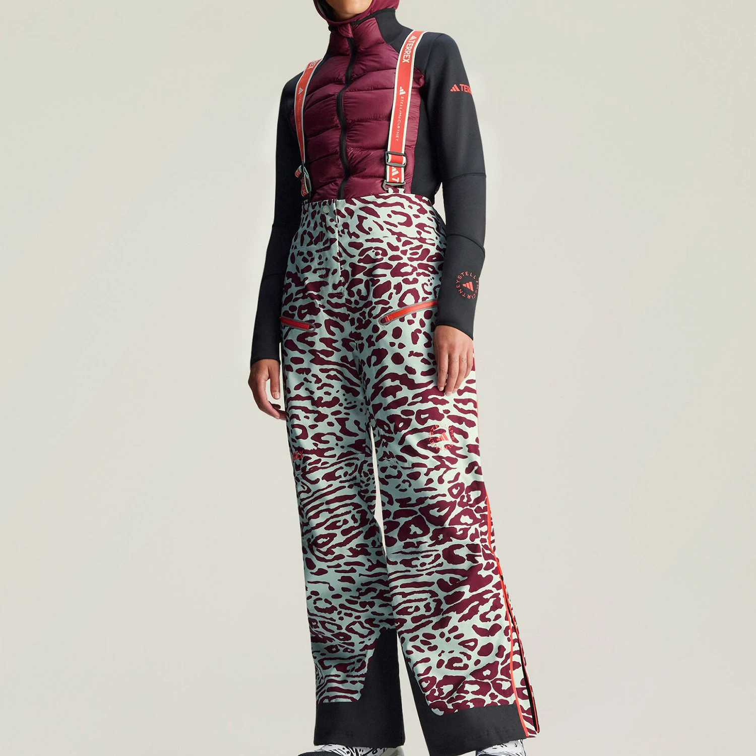 

adidas New Women's Leopard Print Sports Overalls IW3872