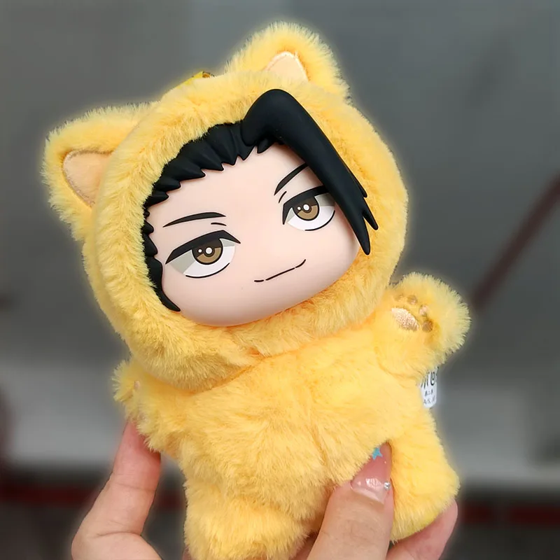 Jujutsu Kaisen 2 고양이 귀 플러시 블라인드 박스 시리즈 애니메이션 장난감 귀여운 Collectible 선물 룸 장식