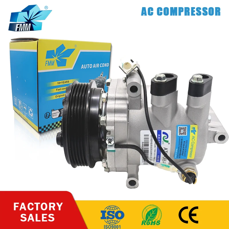 

FMM A/C AC Compressor for China motor H530 air conditioning compressor for Saipa Brilliance V5 1.6L ATC-066-AN9 5PK