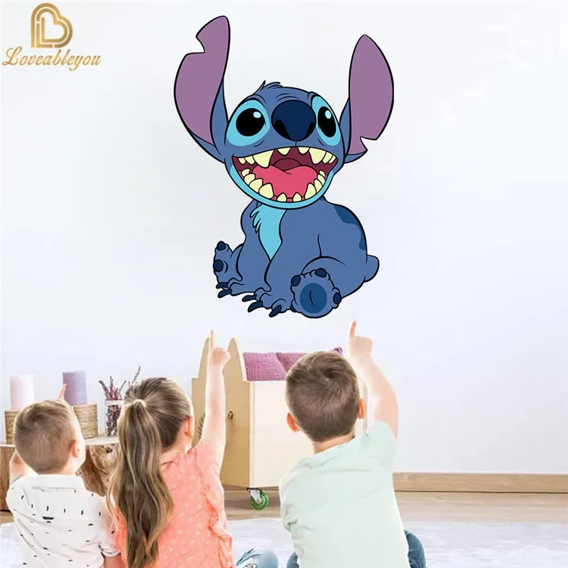 Anime Wallpaper Dis Stitch Wall Stickers Art Poster and Pictures Print Home Decoration Paintings for Living Room