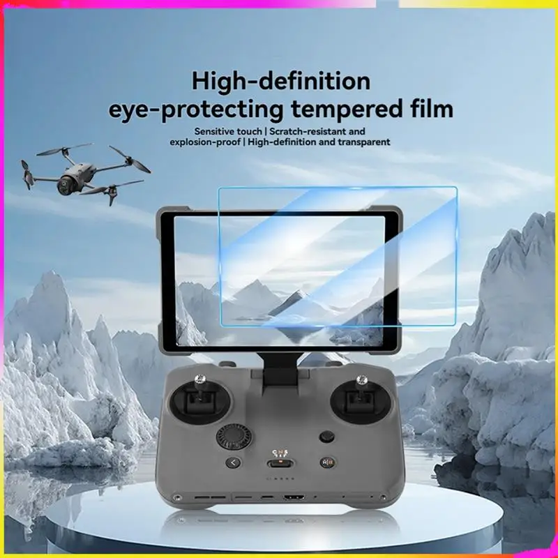 M04K 2 قطعة 9H الزجاج المقسى فيلم ل DJI Mavic 4 برو RC برو 2 التحكم عن بعد HD المضادة للخدش طبقة رقيقة واقية ل RC برو 2 اكسسوارات