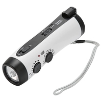 D300 Hand Crank Generator Radio Multifunctional Portable Emergency Power Supply 5 LED Flashlight AM/FM Radio For Outdoor