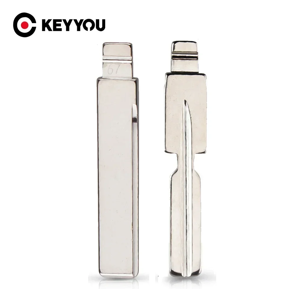 KEYYOU HU92 HU58 Blade For BMW For MG Fob Replacement Flip Blade 18# 67# For KD Remote Key NO.67 No.18