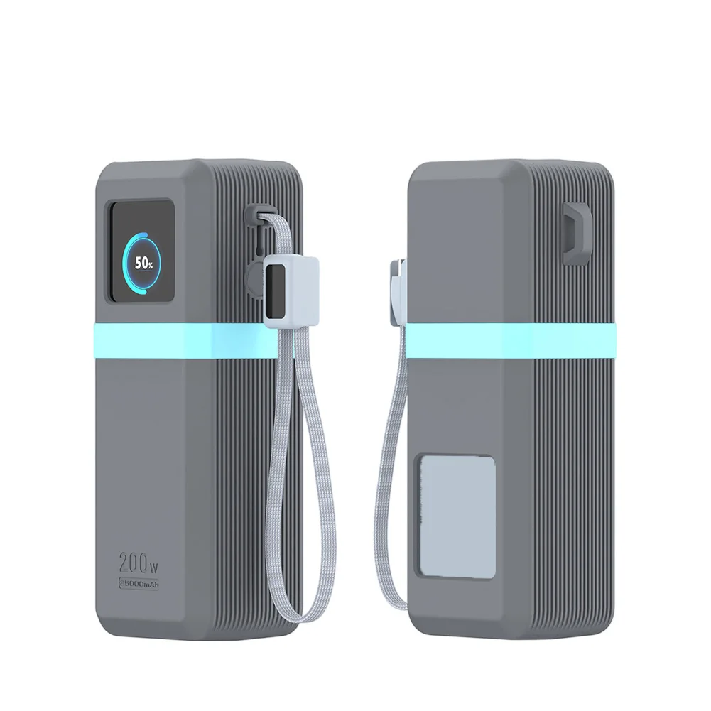 Non-Slip Silicone Enclosure for UGREEN 200W Power Bank 25000mAh with Precision Fit and Full Button Accessibility