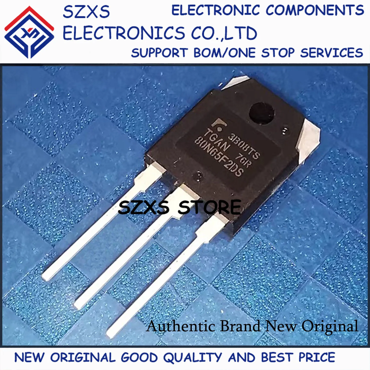New Original 10Pcs TGAN80N65F2DS 80N65F2DS TO-3P 650V 80A Powerful IGBT Transistor In Stock Electronic Components Good Quality