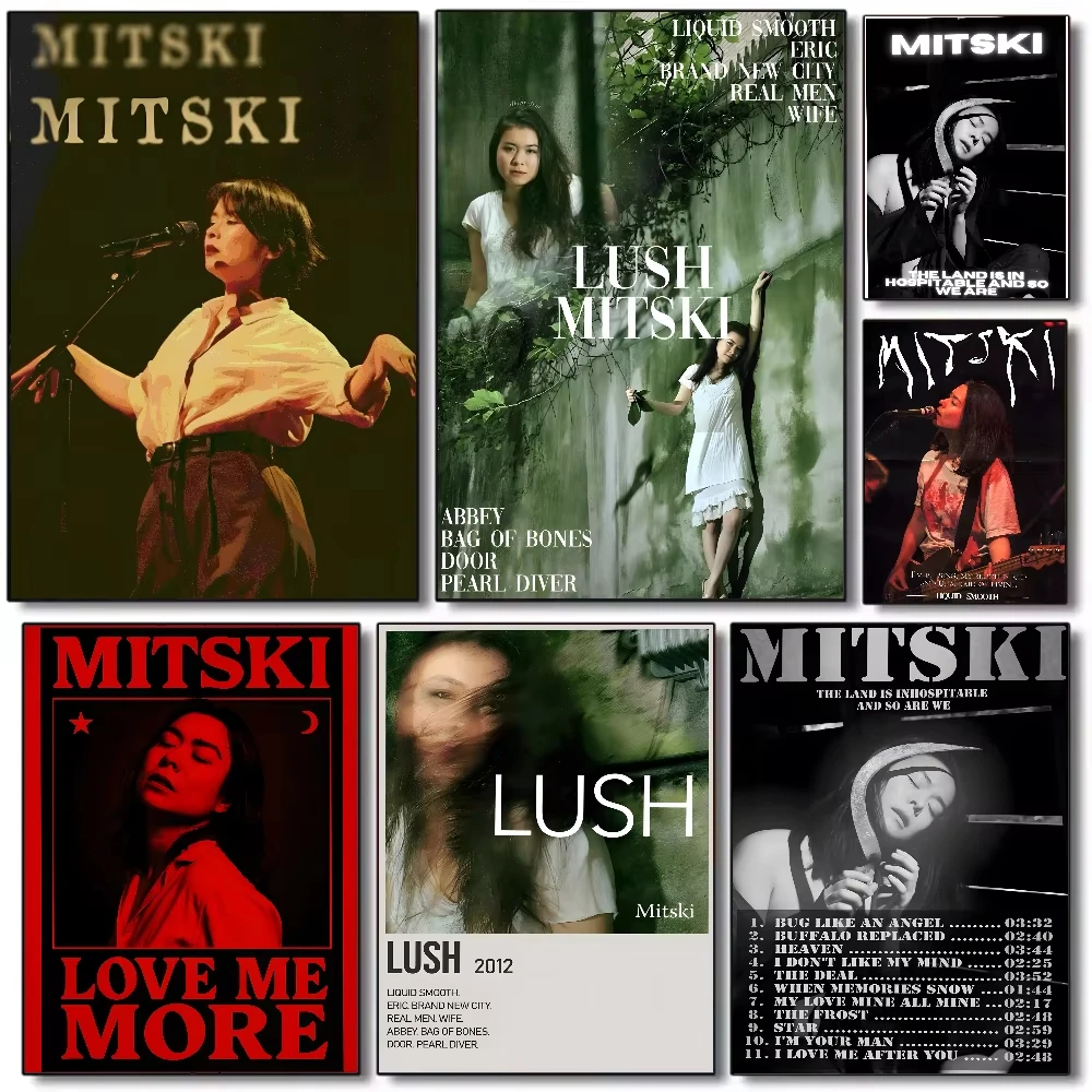 M-Mitski Be The Cowboy Nobody الخصبة ملصق HD الفن جدار مقاوم للماء غرفة المعيشة المنزلي غرفة نوم بار الديكور الجمالي