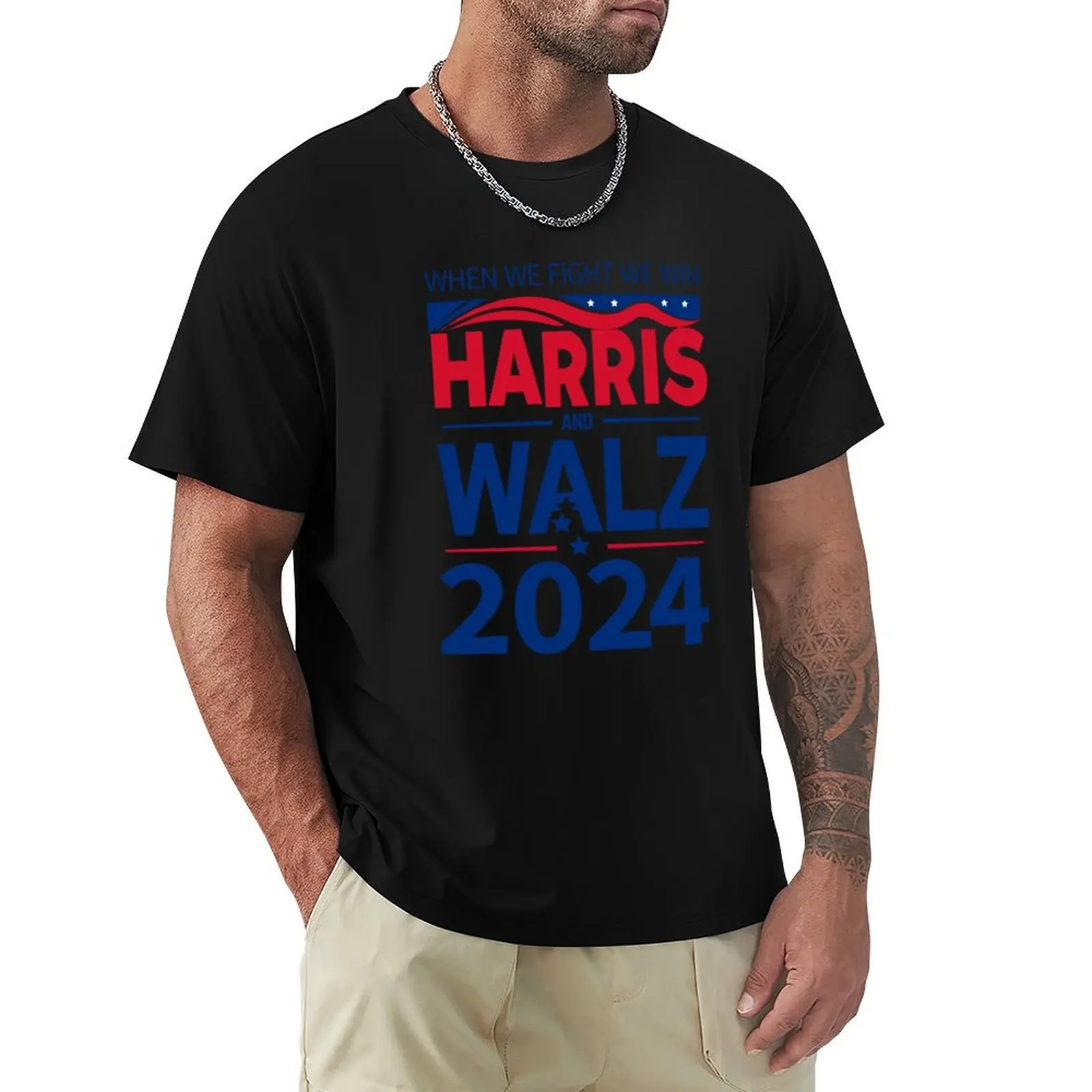 

Harris Walz 2024 T-Shirt graphic t shirt vintage anime stuff customs design your own funny t shirts for men