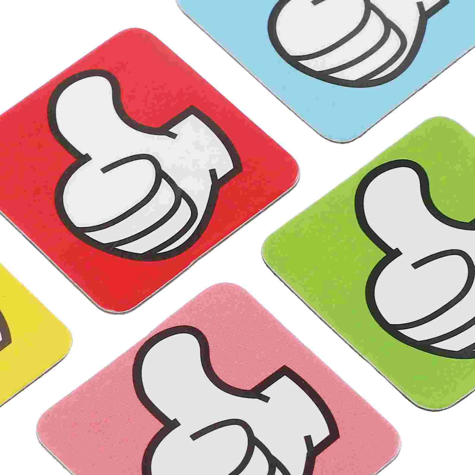 100 Pcs Magnets for Fridge Thumbs up Tile Teaching Supplies Bulk Whiteboard Colorful Kids Incentive Decals Student