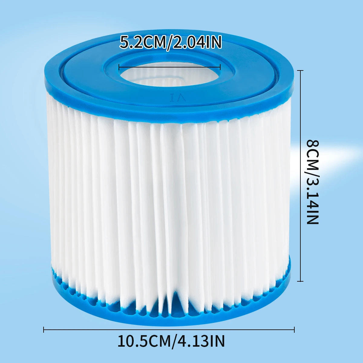 Type VI 58323 SPA Filter Cartridge For Bestway LAY-Z-SPA 60001 6001M 6001G 6001K 6001H 6001V Hot Tub and Bestway SaluSpa Hot Tub image 2