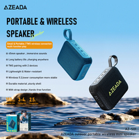 Azeada AZ-S01 Portable Bluetooth Speaker Outdoor Wireless Speaker for Xiaomi Cellphone Mini PC Computer Speaker