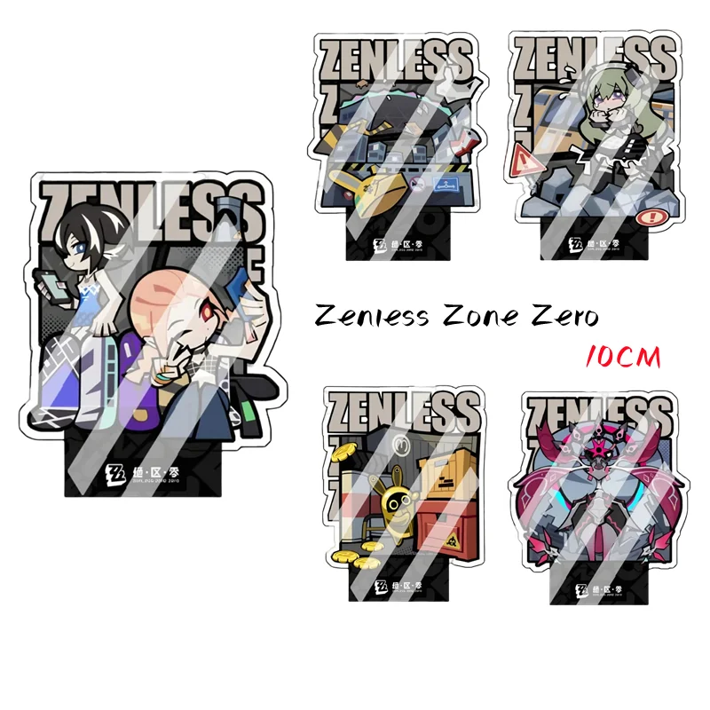 

10CM Hot Game Zenless Zone Zero Nicole Demara Billy Kid Von Lycaon New Acrylic Stand Model Plate Desk Decor Collection gift