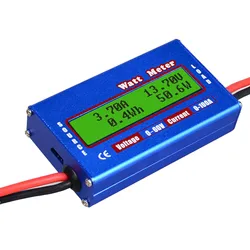 RC Watt Meter 100A Power Analyzer Digital LCD Balance Battery Voltage Checker