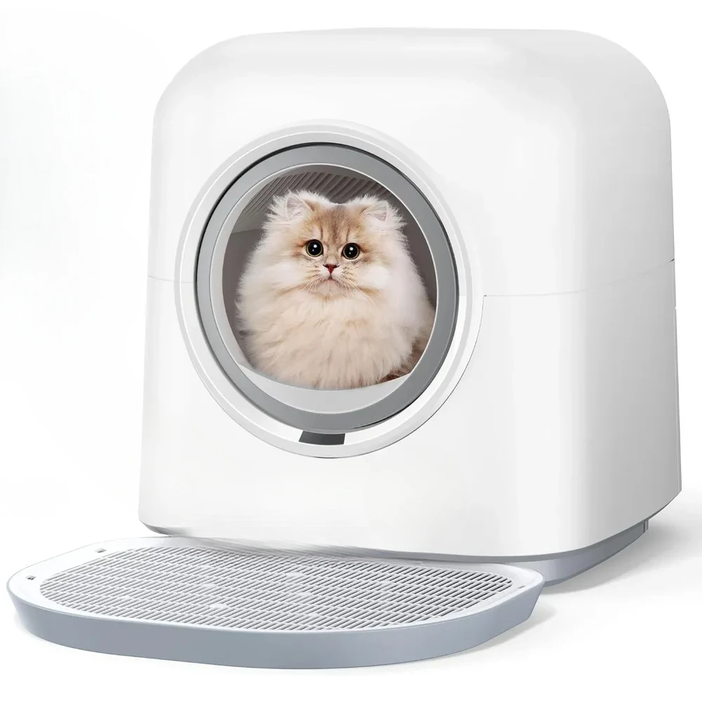 Self Cleaning Cat Litter Box Automatic Cats Litter Tray Toilet