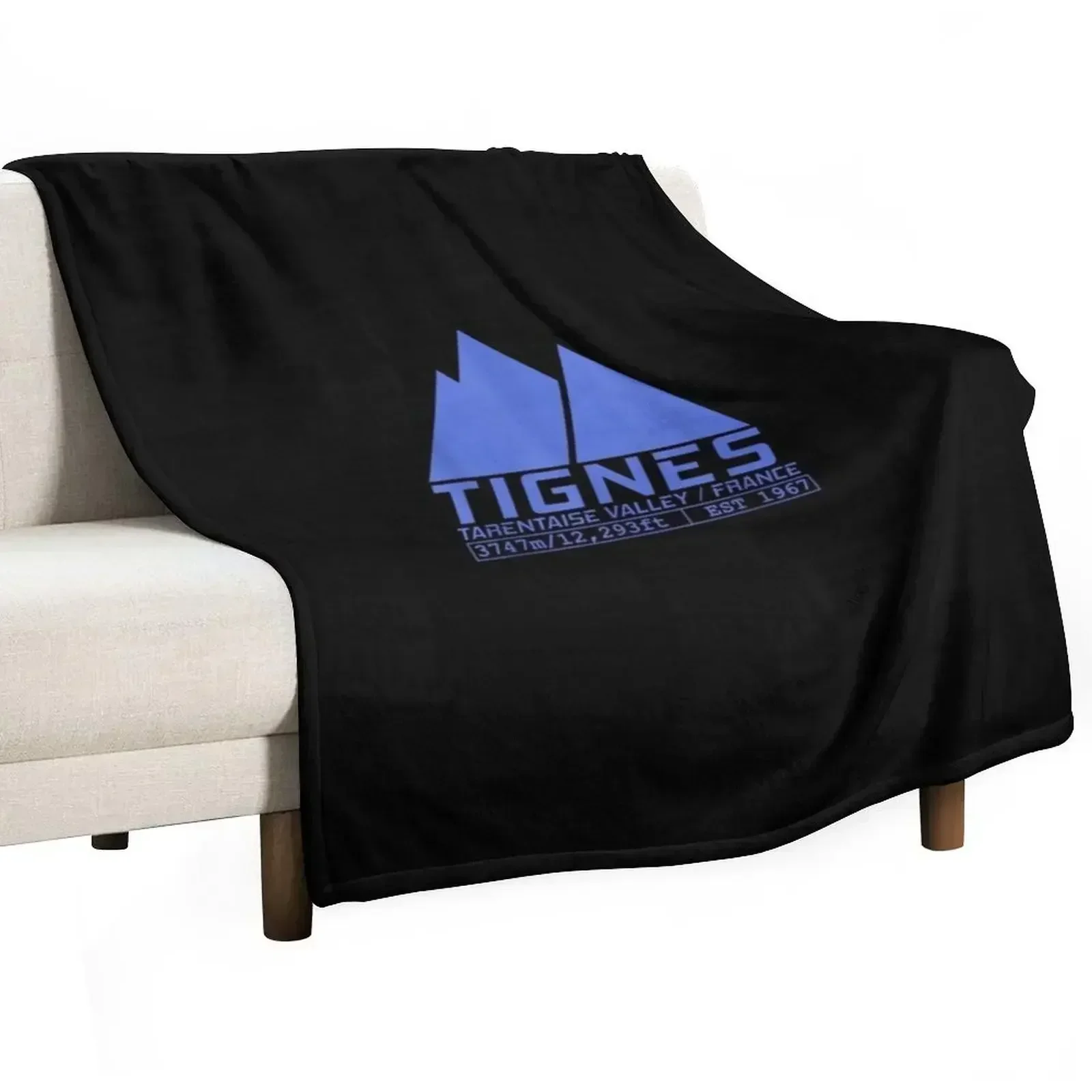 Tignes Espace Killy France Skiing French Ski Resort Throw Blanket Decoratives Summer Thermals For Travel for sofa Blankets