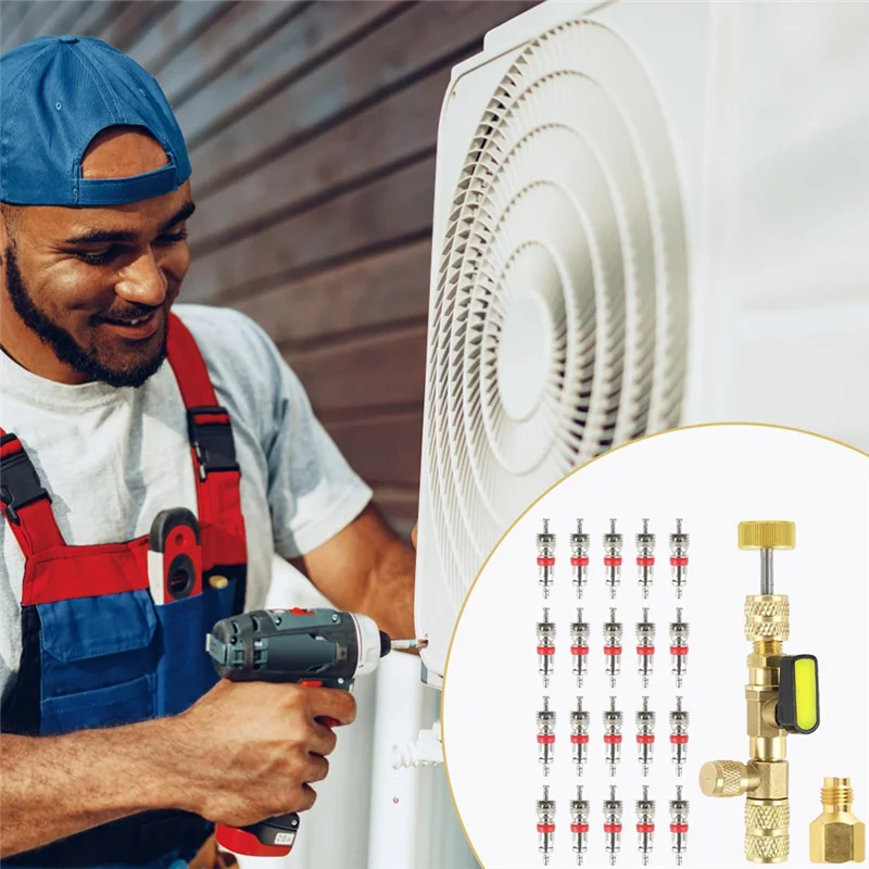 

AT92-Инструмент для снятия сердечника клапана, двойной размер 1/4 "и 5/16" SAE, набор инструментов для снятия сердечника клапана/инструмента, инструмент для удаления сердечника клапана