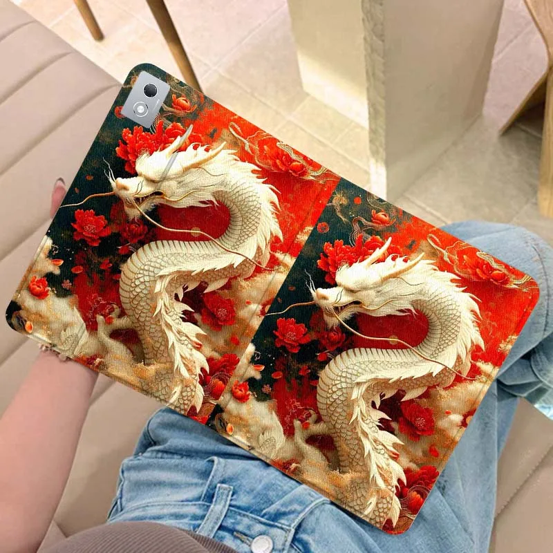 

Чехол для планшета с дизайном аниме-дракона для Legion Xiaoxin Pad Y700 K10 M10 P11 K11 Pro Plus 10.6 11.5 дюймов 2021 2023 2025