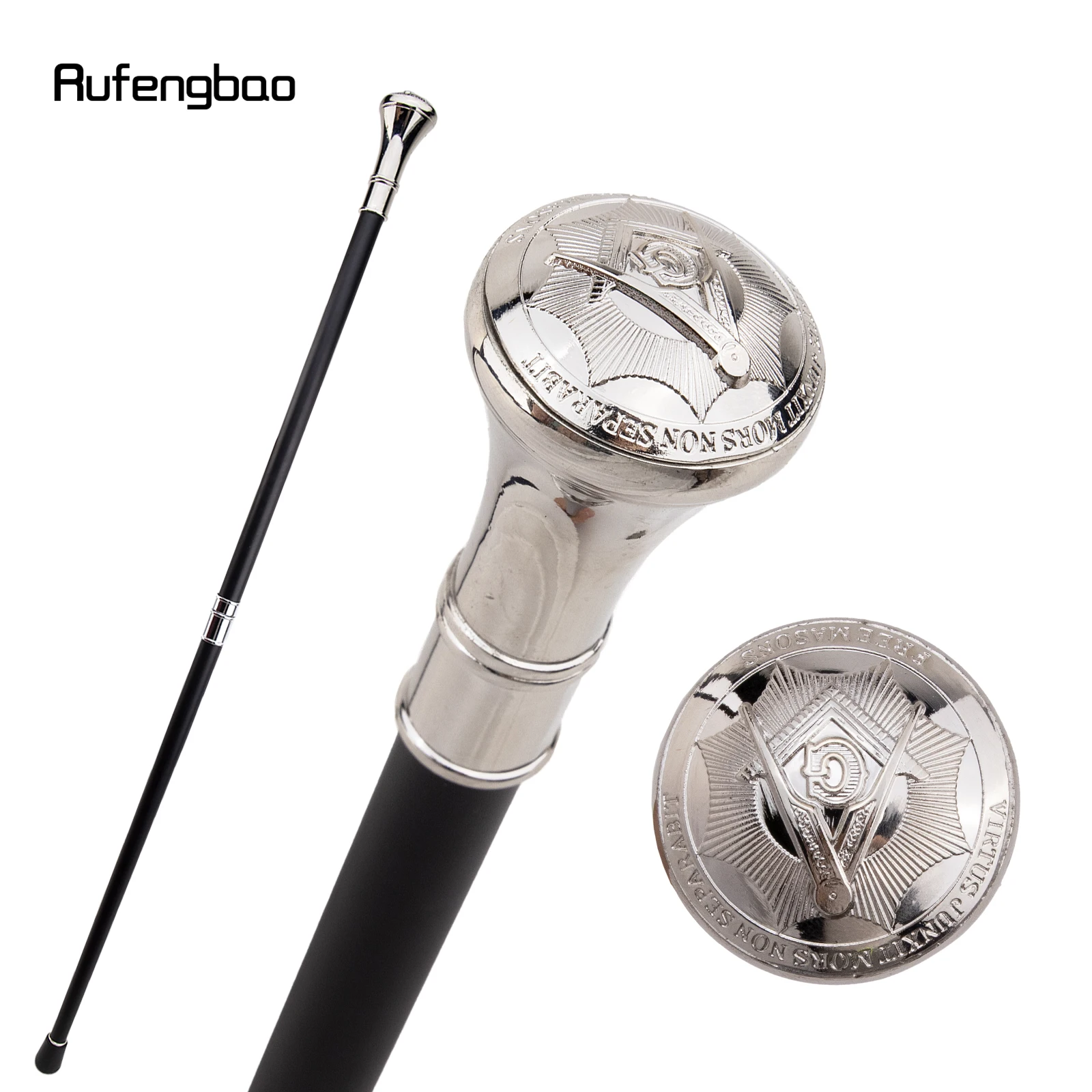 White Freemasonry Freemasons VG Totem Decorative Cane For Halloween For Cosplay And Parties, For Cosplay & Party