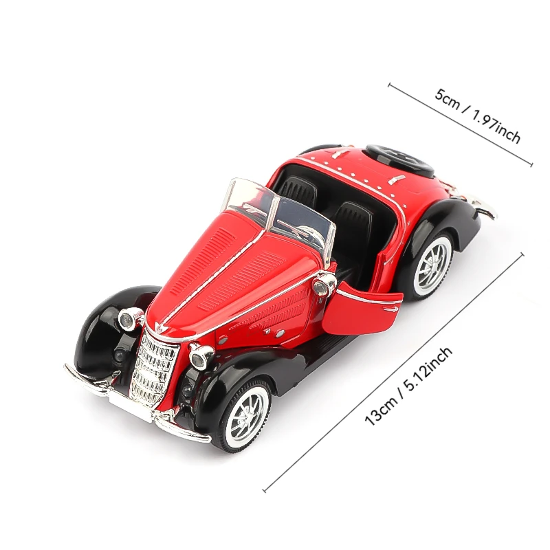 1:32 Model pojazdu Super Classic Pull Back Toy Car Kolekcja edukacyjna Otwieranie drzwi Model samochodu Prezent Prezent Samochód dla Audi