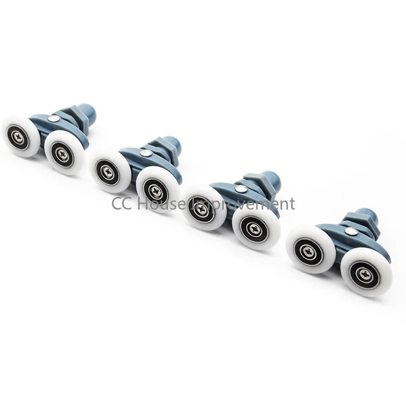 Twin Shower Door Rollers/Runners Wheels Shower Room Pulley