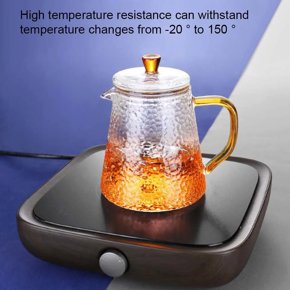 Tea Sets Teapots Glass Borosilicate Heat Resistant Glass Teapot Puer Tea Pot With Infuser Pu Erh Teapot to Boil Water Kettle Bar