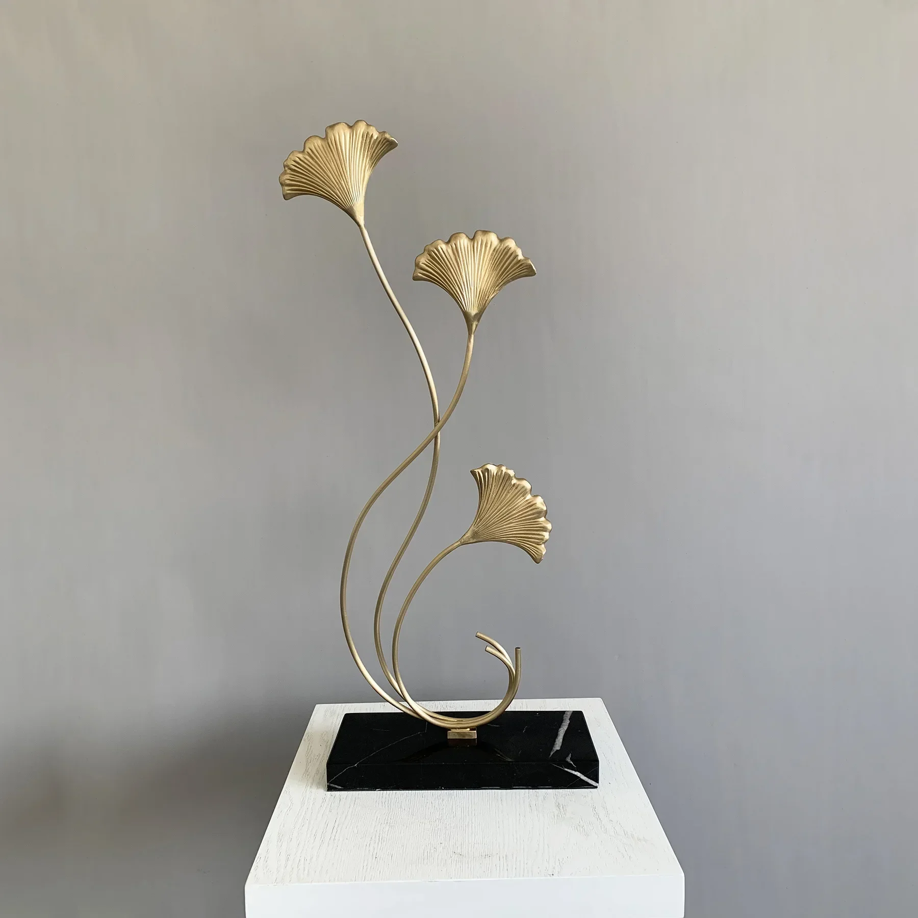 Light luxury pure handmade all-copper ornament, home jewelry soft decoration design