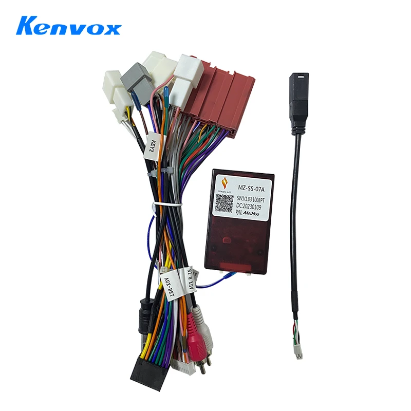 

android Car radio Canbus Box Decoder For Mazda CX-5 2015 For 2014 Mazda 6 16 pin Wiring Harness Plug Power Cable