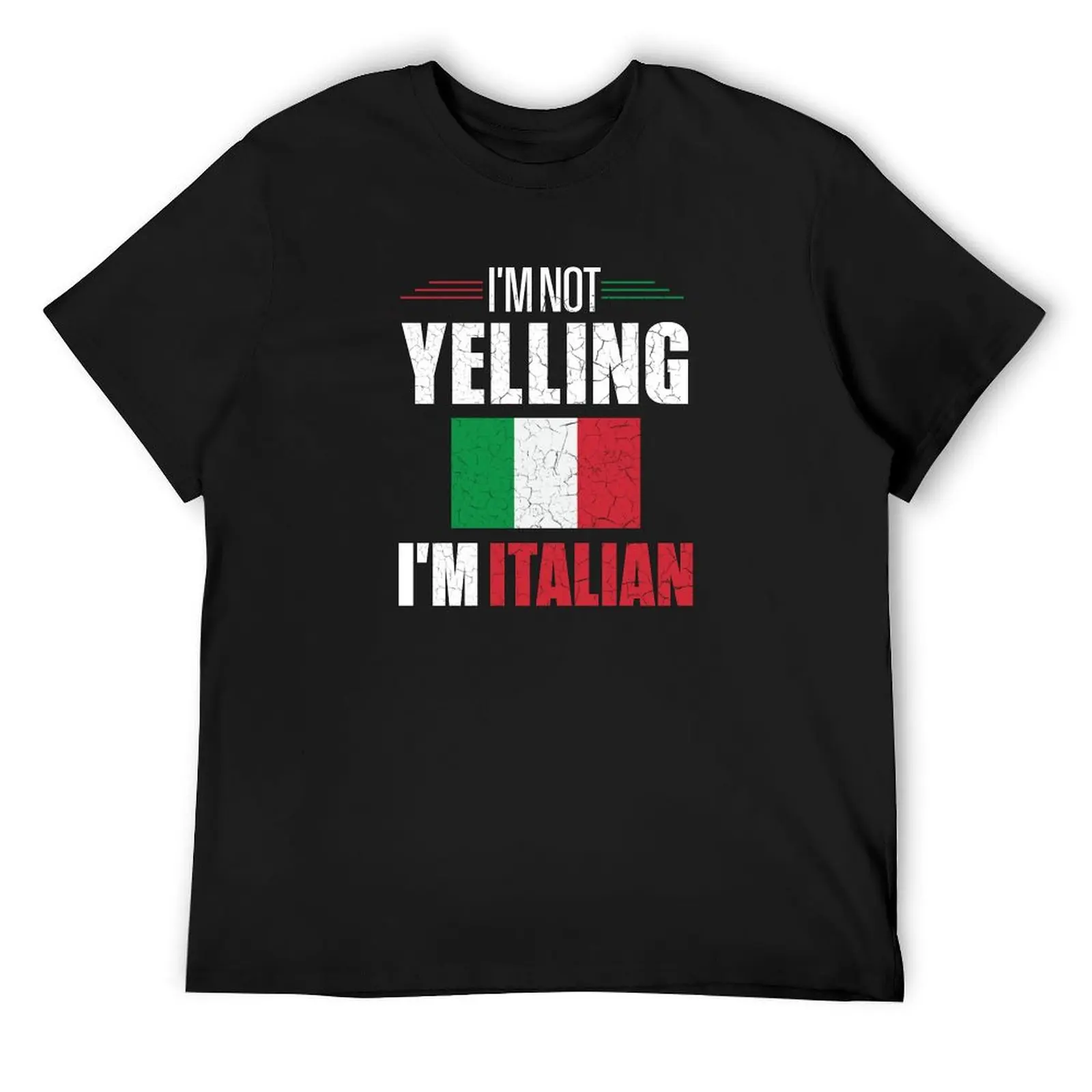 

I'm Not Yelling I'm Italian T-Shirt football t shirt blue lock customs design your own t shirt men 100℅ cotton
