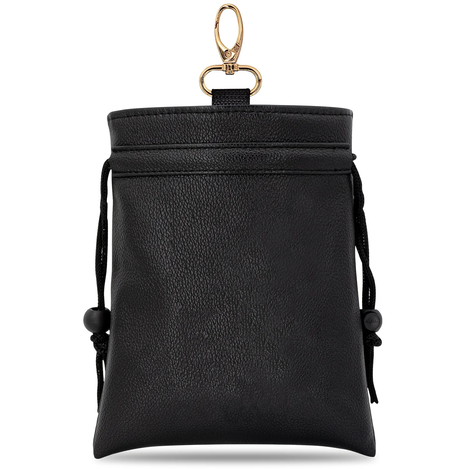 1pc Golf Drawstring Pouch - Crafted from Durable Pebble with Neat Stitching. Equipped with Adjustable Lock Drawstrings