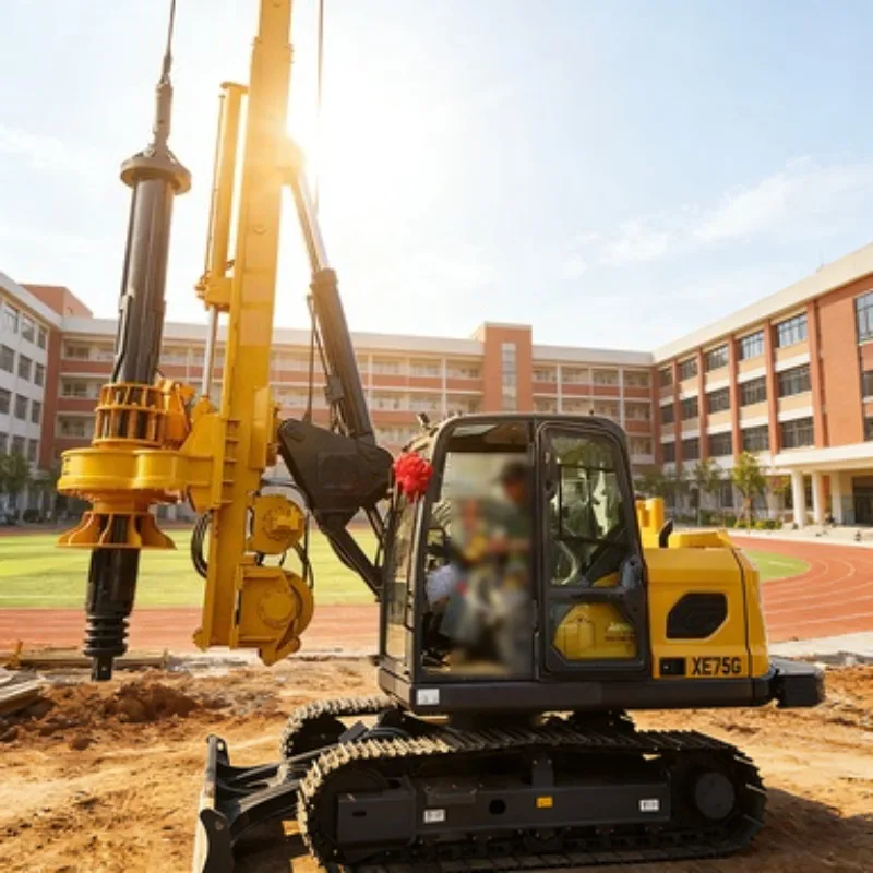 Diesel Engine High Torque Rotary Drilling Rig Drill Rig Foundation Rig 56m Depth for Construction Project Use