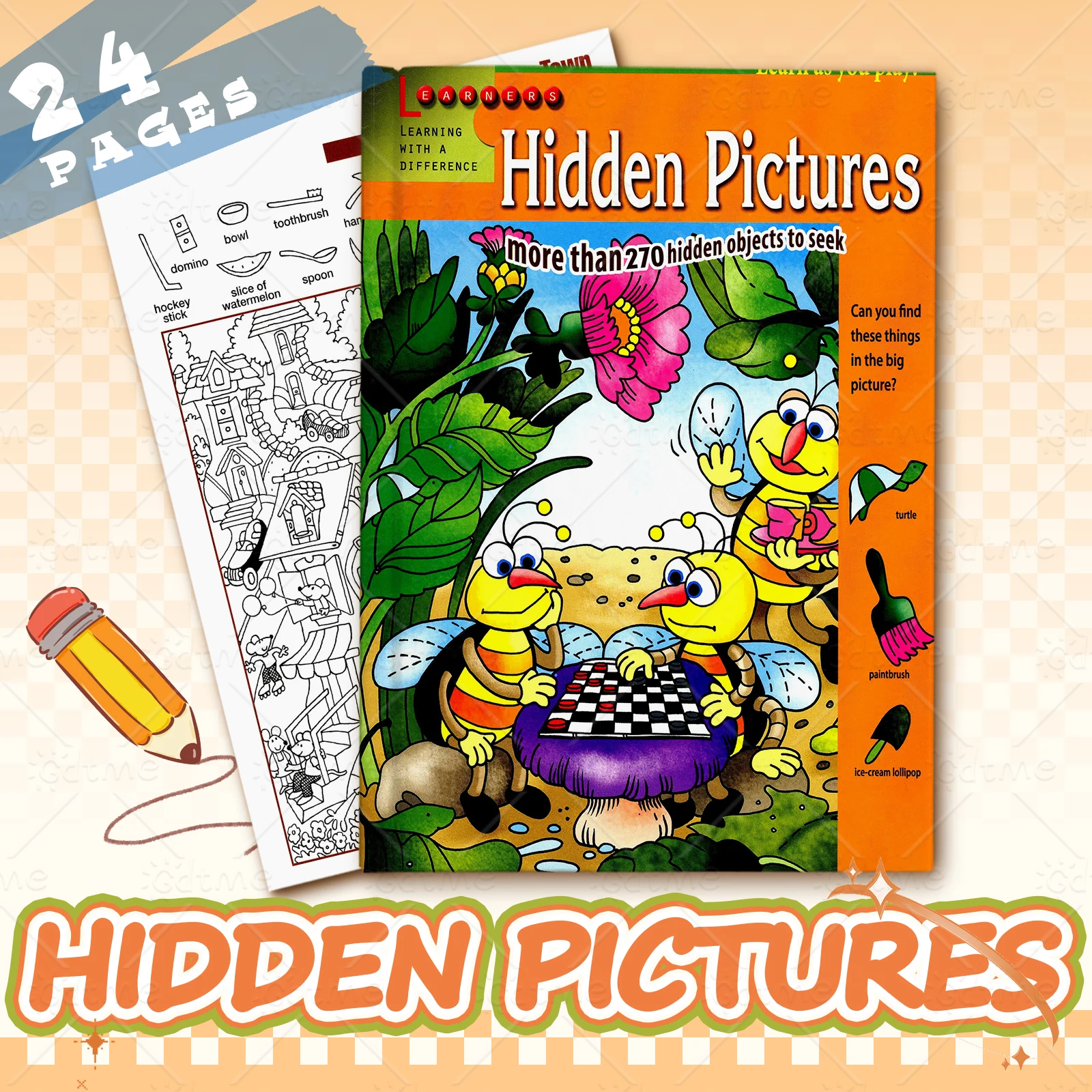 Hidden Pictures : The Great Search - Fun Picture Book Adventure with Hidden Objects! Relaxation Hand Drawn Book
