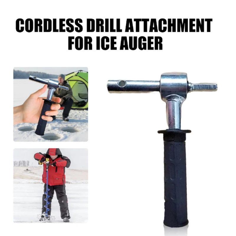 

18mm/20mm Ice Drill Bit Adapter For Ice Auger Portable 10mm Hex Drill Conversor Fit For Electric Drill Outdoor Ice Fishing Parts
