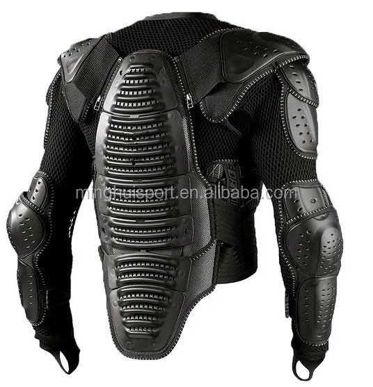 Spine Back Chest Shoulder Protector Vest Motorcycle Full Body Armor Jacket