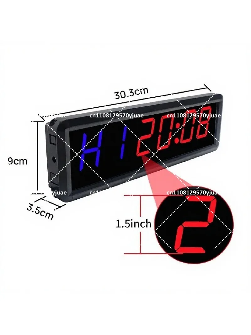Gap Training Timer, Multifunctional Fitness Timer for Home Gym, Indoor Workout Interval Clock