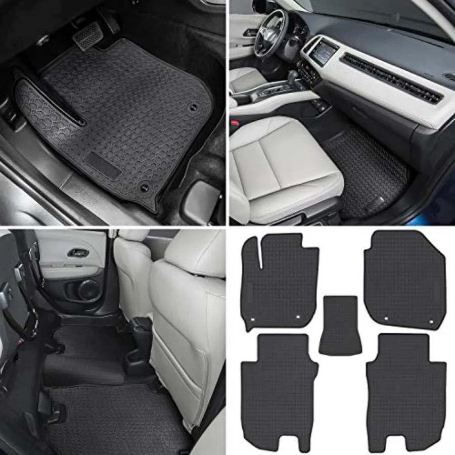 

Коврики для пола Honda HR-V 2016-2022, всепогодные, из прочной резины, передние и задние, на заказ