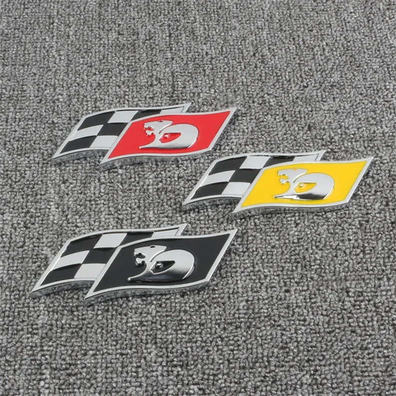 ثلاثية الأبعاد المعادن الأسد العلم شارة مصبغة شعار الديكور الخلفي الجذع ملصقات ل هولدن شعار كابتيفا كومودور كولورادو Hsv ستيتسمان #4