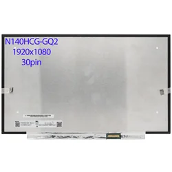 Lenovo thinkpad,N140HCG-GQ2,ips fhd,30ピン,l14,p14s,t14,t14s,gen1,gen2,t490,t49s,t495,t495s,p43s用ラップトップLCDスクリーン