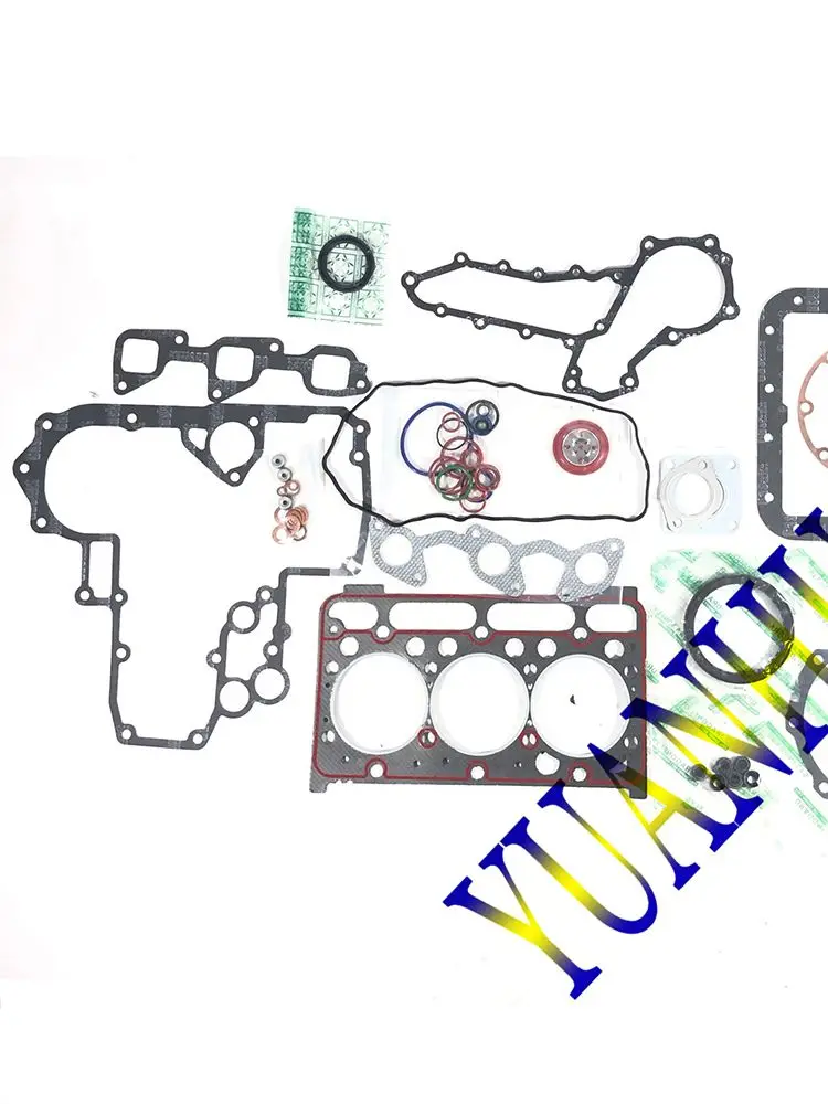 D1703 Overhaul Rebuild Kit Full Gasket Set Valves for Kubota Engine L3300DT Tractor Bobcat 325C