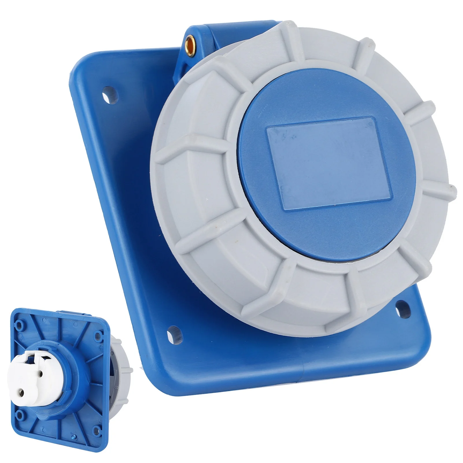 قارب الشاطئ مقبس الطاقة مع طوقا IP67 مقاوم للماء 16A 220 ‐ 250 فولت لليخوت RV متنقل منفذ مقبس الطاقة RV المقبس