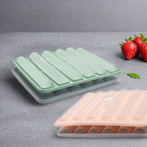 

New Silicone Long Cylinder Ice Cube Tray, Cocktail And Beer Ice Mold For Drinks And Milk Tea