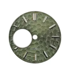 28.5MM Green Luminous NH34 Watch Dial Mechanical Watch Accessories Replacement Dials for NH38 Movements