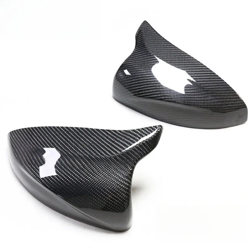 

Suitable Cross-Border Exclusive for Audi A3 RS3 S3 Carbon Fiber Mirror Cover Original Car Horn Style Rearview Mirro