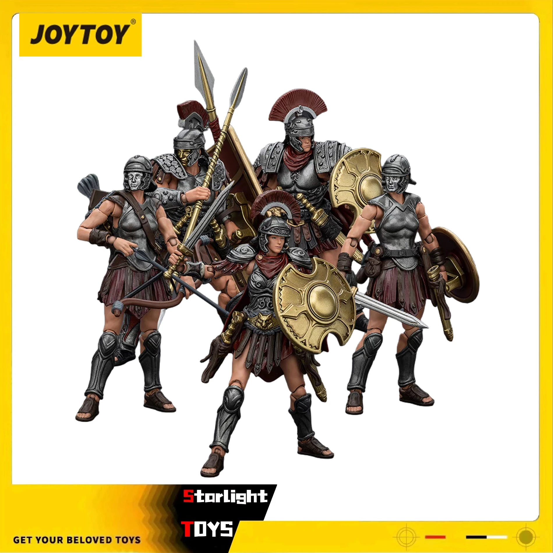 

JOYTOY 1/18 Action Figure Roman Republic LegionX 5PCS Toy Model Gift