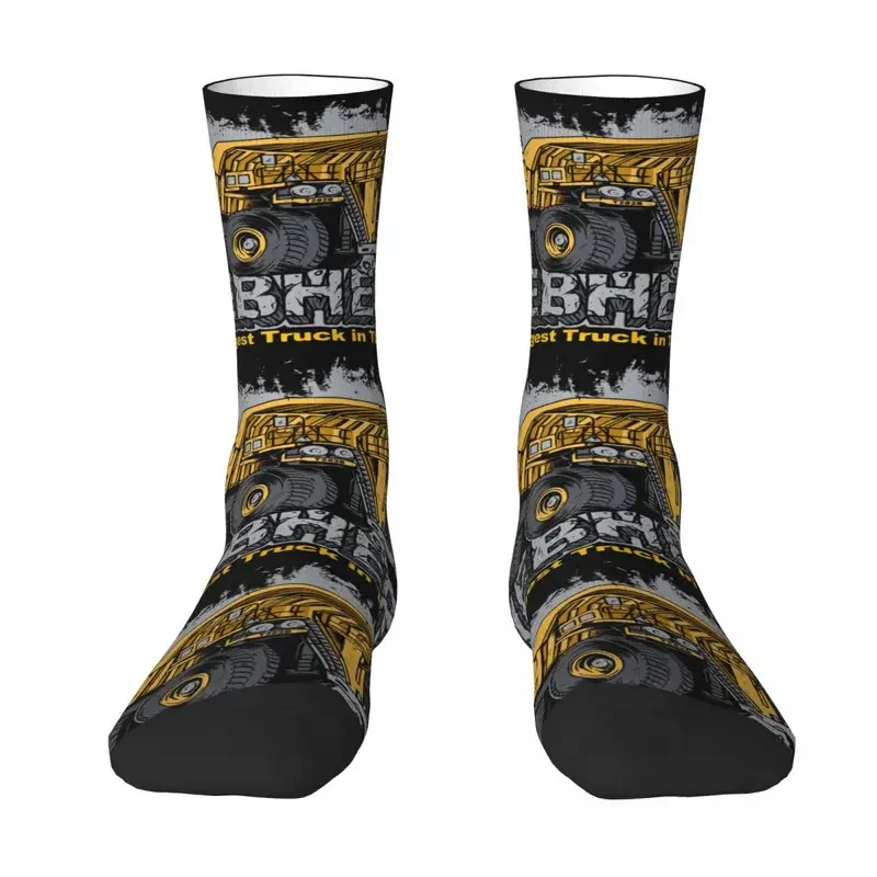 Heavy Equipment Mining Truck Unisex Winter Socks Cycling Fun printing Socks Street Style Crazy Sock