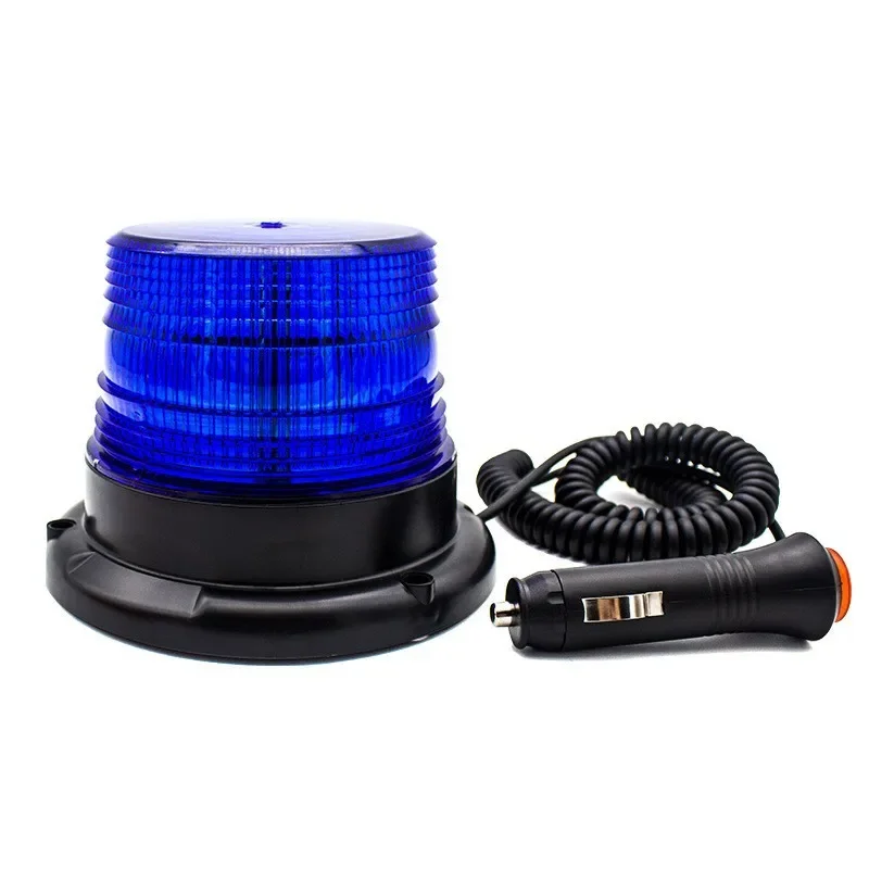 Luz estroboscópica de emergencia para coche, intermitente giratorio, faro LED amarillo, azul, rojo, luz de advertencia