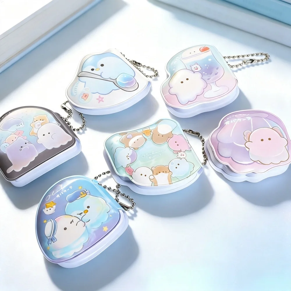 Portable Soft Shell Notebooks Mini Cartoon Irregular Diary Multiple Styles Available Travel Notebook Suitable for Study & Office